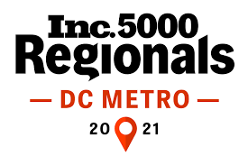 March 16, 2021 – ITegrity ranked #53 in the Inc. 5000 Regionals for the DC Metro Area.  This award recognizes the area's fastest growing private companies--representing Maryland, Virginia, Delaware, and the District of Columbia.  The 2021 Inc. 5000 Regionals are ranked according to percentage revenue growth when comparing 2017 and 2019...