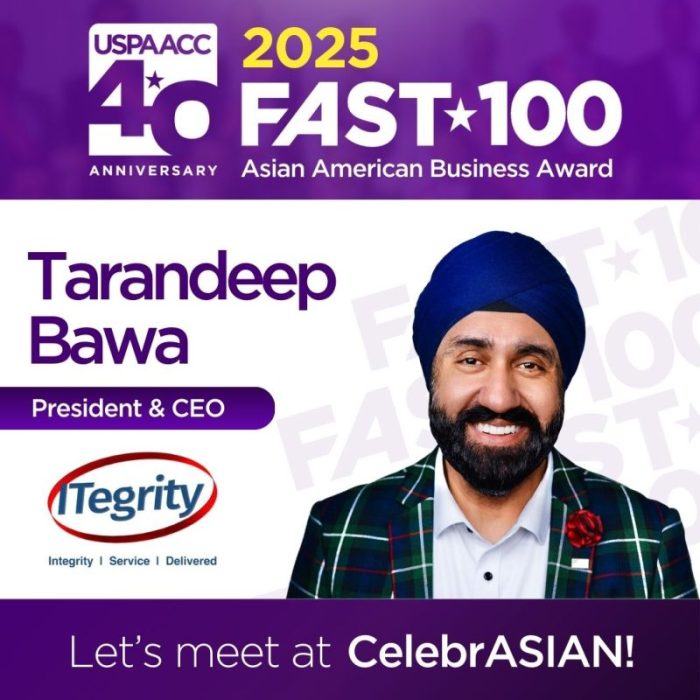 ITegrity Named Winner of 2025 FAST 100